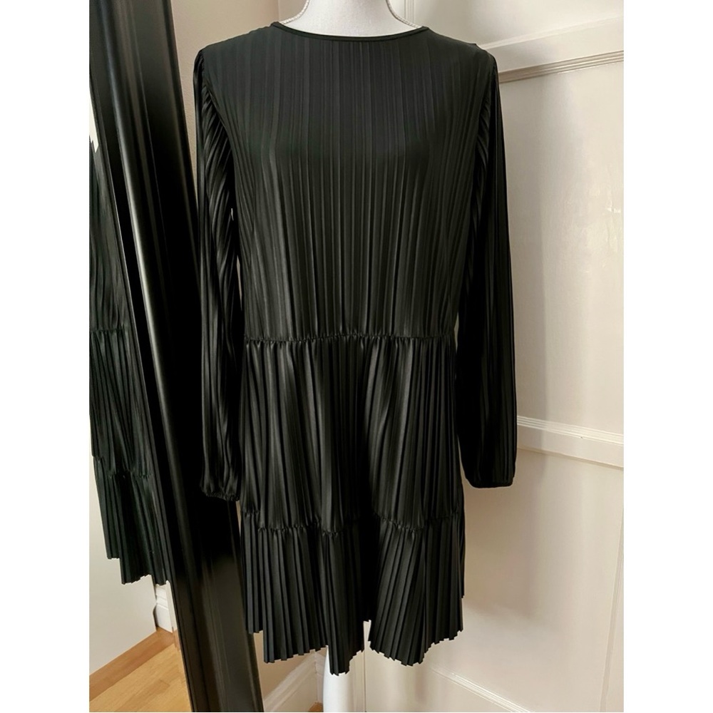 Zara Black Bishop Sleeve Dress